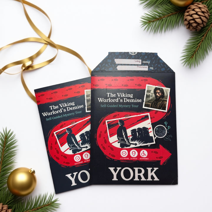 York Self-Guided Murder Mystery Tour Guide Booklet | Outdoor Escape Room Game & City Treasure Hunt Adventure | Fun Thing to Do in York – The Viking Warlord’s Demise