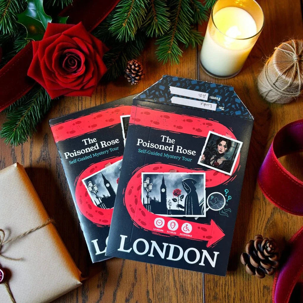London Self-Guided Murder Mystery Tour Guide Booklet | Outdoor Escape Room Game & City Treasure Hunt Adventure | Fun Thing to Do in London – The Poisoned Rose