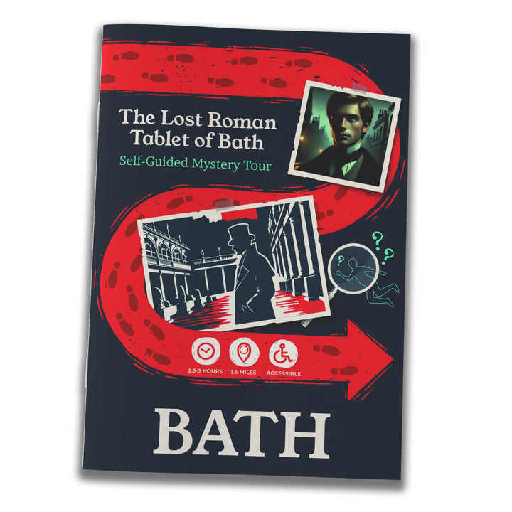 Bath Self-Guided Murder Mystery Tour Guide Booklet | Outdoor Escape Room Game & City Treasure Hunt Adventure | Fun Thing to Do in Bath - The Lost Roman Tablet of Bath