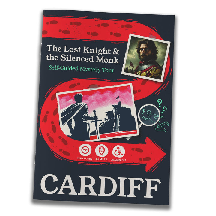 Cardiff Self-Guided Murder Mystery Tour Guide Booklet | Outdoor Escape Room Game & City Treasure Hunt Adventure | Fun Thing to Do in Cardiff – The Lost Knight & the Silenced Monk