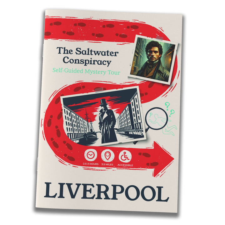 Liverpool Self-Guided Murder Mystery Tour Guide Booklet | Outdoor Escape Room Game & City Treasure Hunt Adventure | Fun Thing to Do in Liverpool – The Saltwater Conspiracy