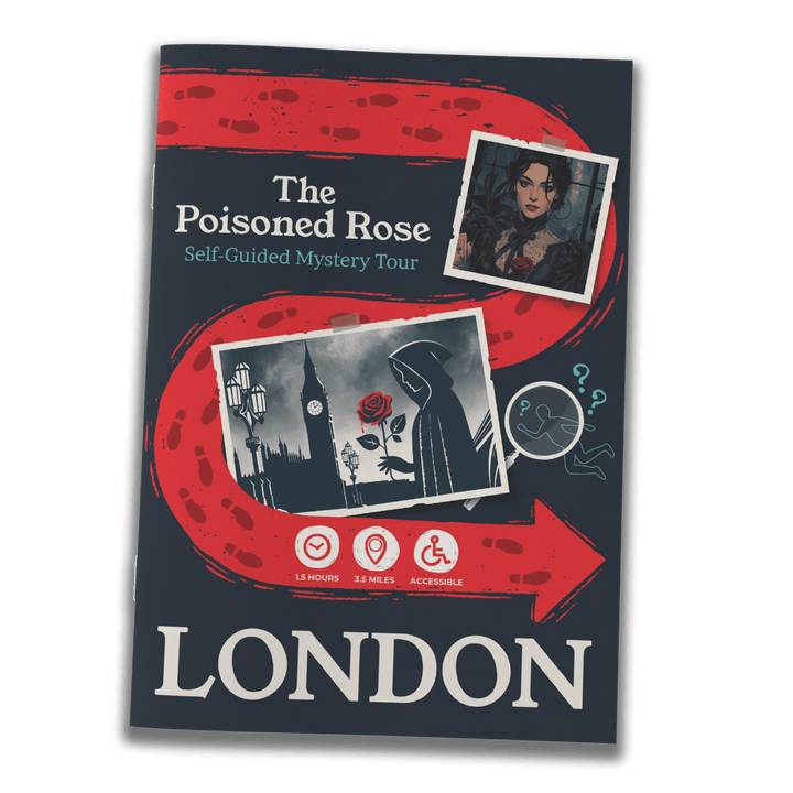 London Self-Guided Murder Mystery Tour Guide Booklet | Outdoor Escape Room Game & City Treasure Hunt Adventure | Fun Thing to Do in London – The Poisoned Rose