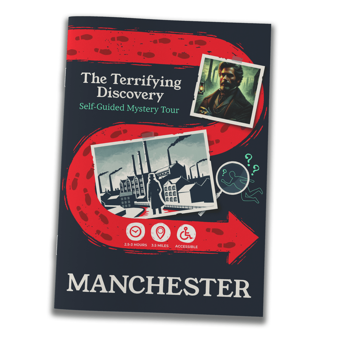 Secret Guide Manchester Manchester Self-Guided Murder Mystery Tour Guide Booklet | Outdoor Esc ...