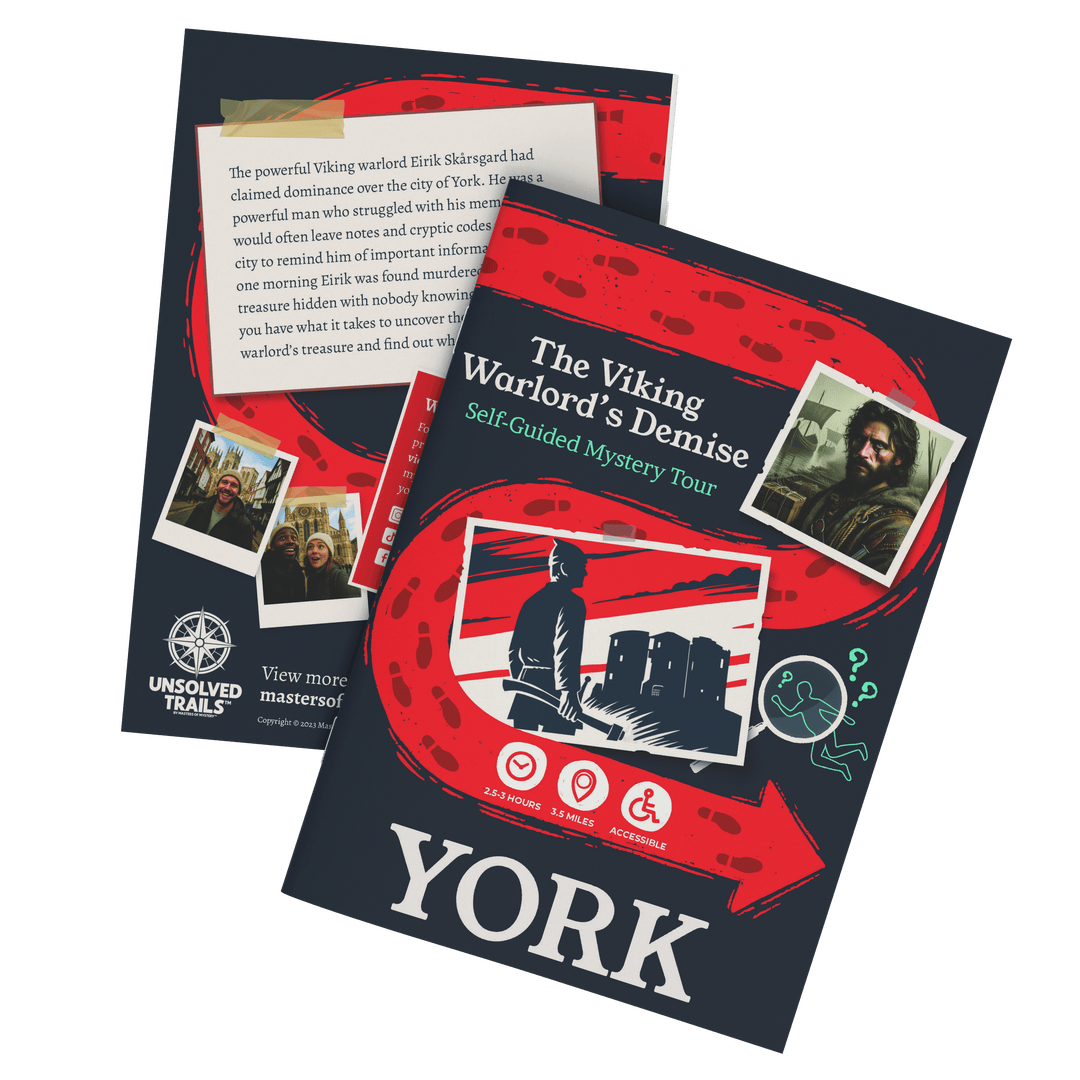 York Self-Guided Murder Mystery Tour Guide Booklet | Outdoor Escape Room Game & City Treasure Hunt Adventure | Fun Thing to Do in York – The Viking Warlord’s Demise