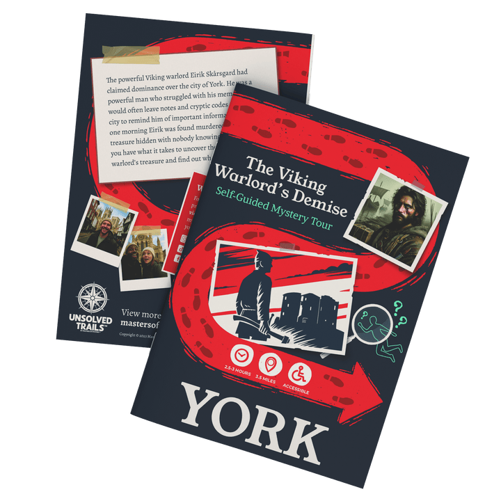 York Self-Guided Murder Mystery Tour Guide Booklet | Outdoor Escape Room Game & City Treasure Hunt Adventure | Fun Thing to Do in York – The Viking Warlord’s Demise