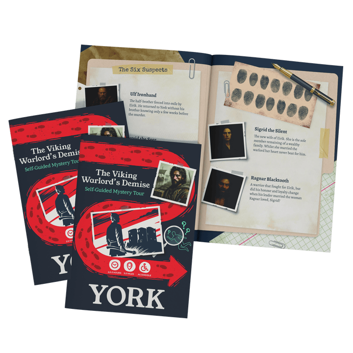 York Self-Guided Murder Mystery Tour Guide Booklet | Outdoor Escape Room Game & City Treasure Hunt Adventure | Fun Thing to Do in York – The Viking Warlord’s Demise