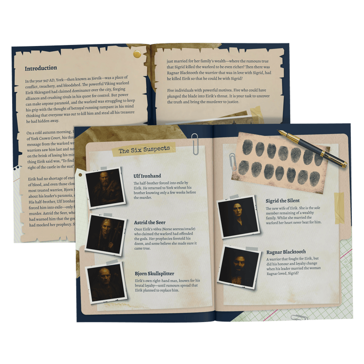 York Self-Guided Murder Mystery Tour Guide Booklet | Outdoor Escape Room Game & City Treasure Hunt Adventure | Fun Thing to Do in York – The Viking Warlord’s Demise