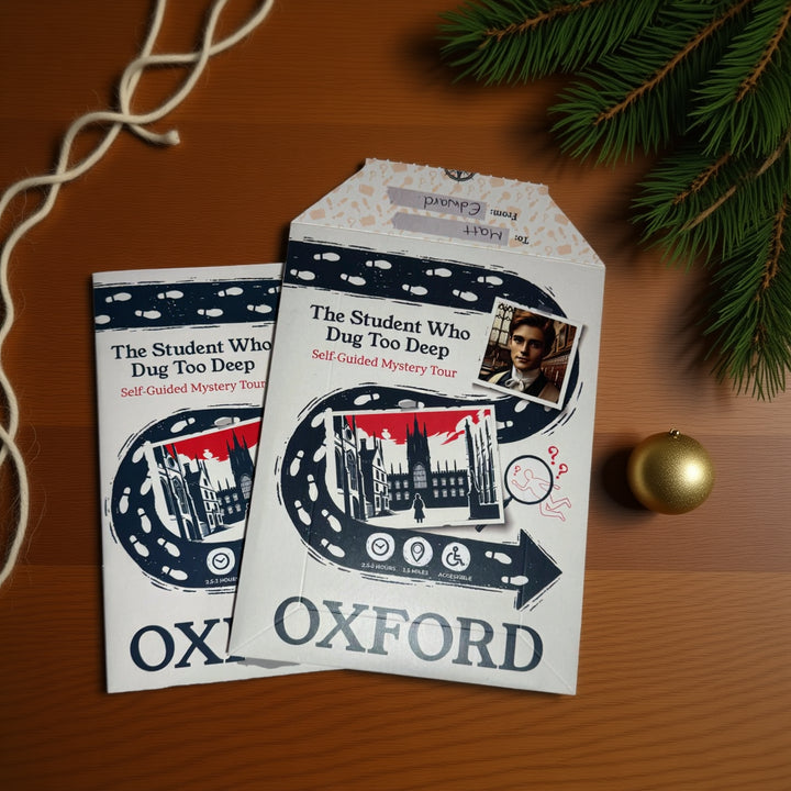 Oxford Self-Guided Murder Mystery Tour Guide Booklet | Outdoor Escape Room Game & City Treasure Hunt Adventure | Fun Thing to Do in Oxford – The Missing Manuscript