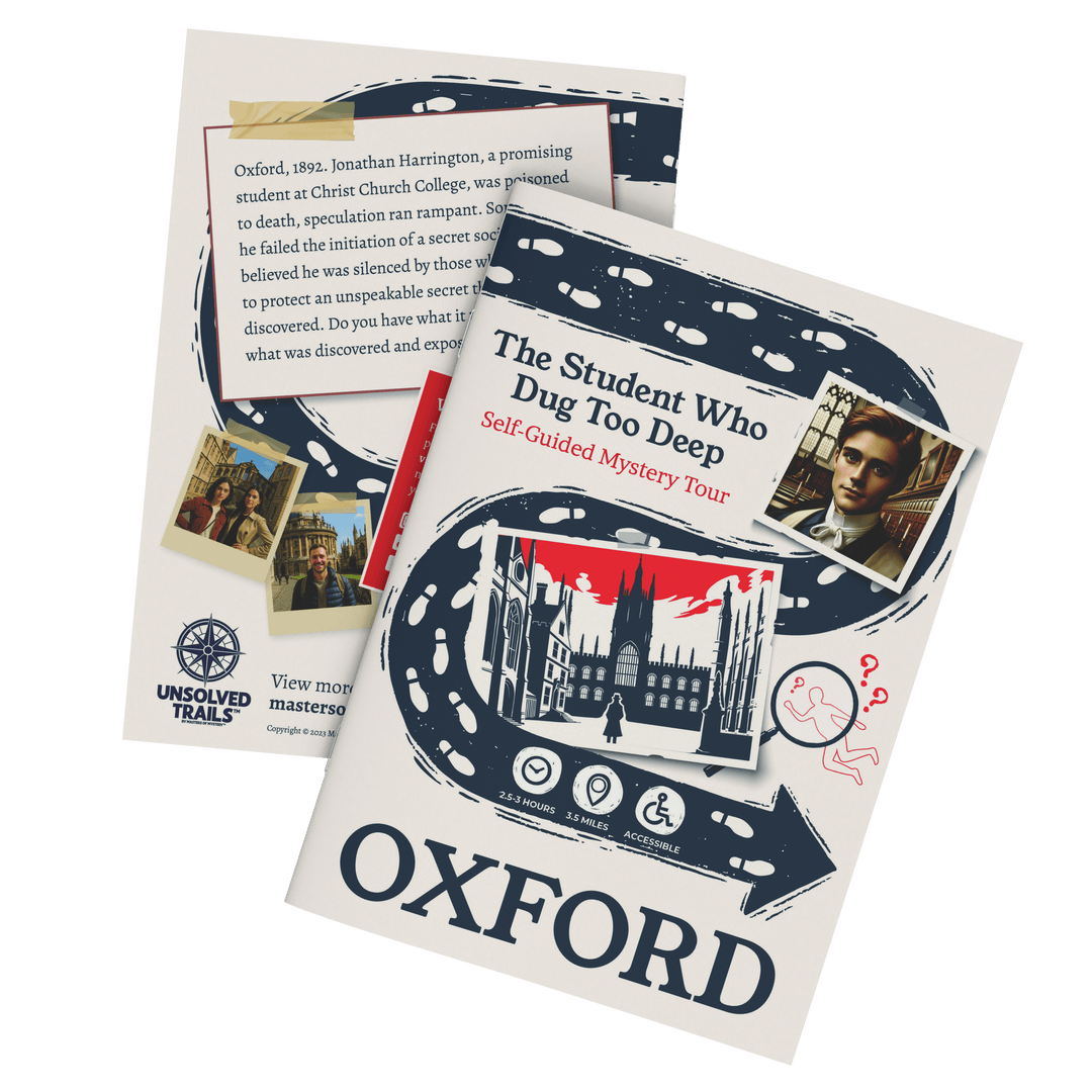 Oxford Self-Guided Murder Mystery Tour Guide Booklet | Outdoor Escape Room Game & City Treasure Hunt Adventure | Fun Thing to Do in Oxford – The Missing Manuscript