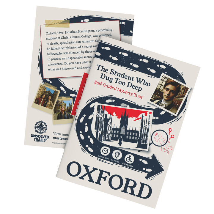 Oxford Self-Guided Murder Mystery Tour Guide Booklet | Outdoor Escape Room Game & City Treasure Hunt Adventure | Fun Thing to Do in Oxford – The Missing Manuscript